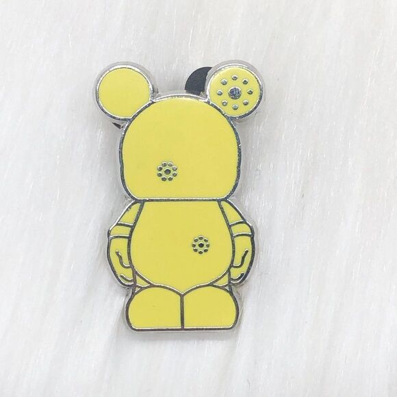 🔮 5/$25‎ Disney Vinylmation Yellow Dots Pin - Picture 1 of 3